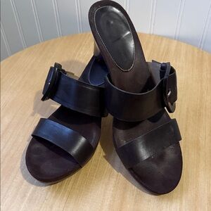 Bandolino Brown  Leather Mules sandals